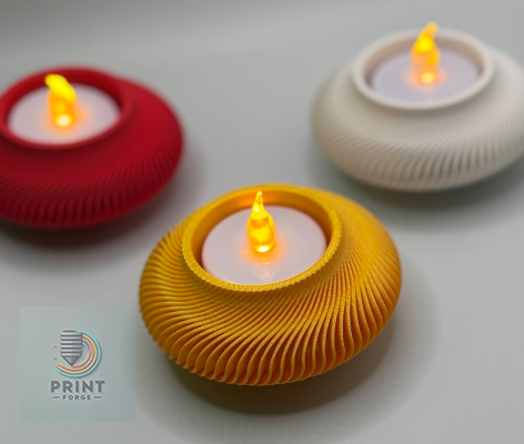 Festive tea light holder