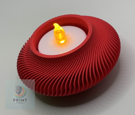 Festive tea light holder